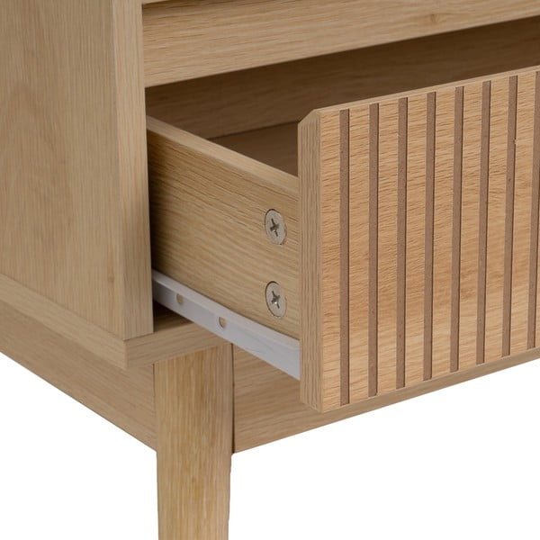 Bibliotecă în culoare naturală 80x120x40 cm Naroa – Casa Selección-image-4