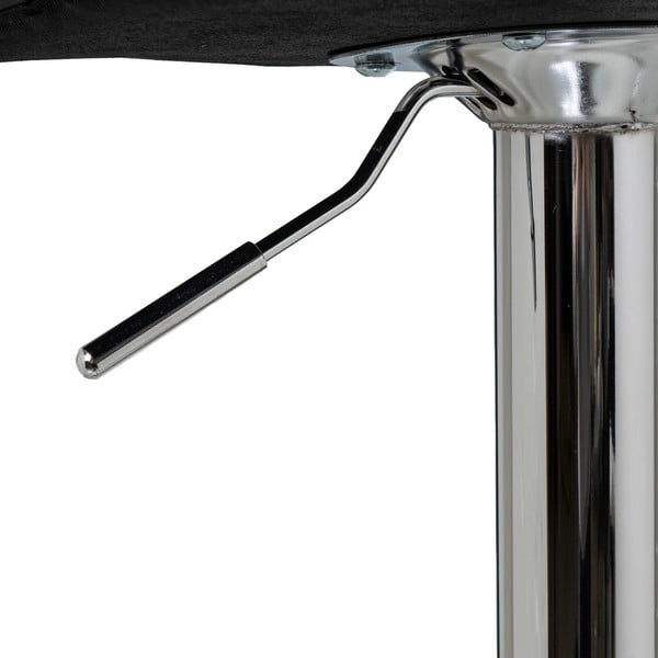 Scaune de bar negre cu înălțime ajustabilă 2 buc. din imitație de piele (înălțime șezut 93 cm) – Casa Selección-image-4