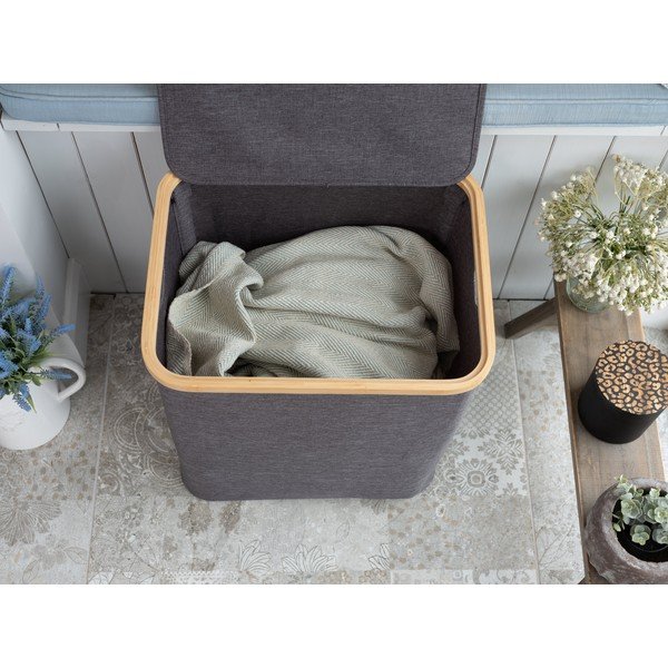 Coș de rufe din material textil 70 l Bamboo – Addis-image-4