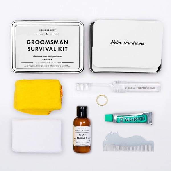 Kit pentru mire Men's Society Groomsman Survival