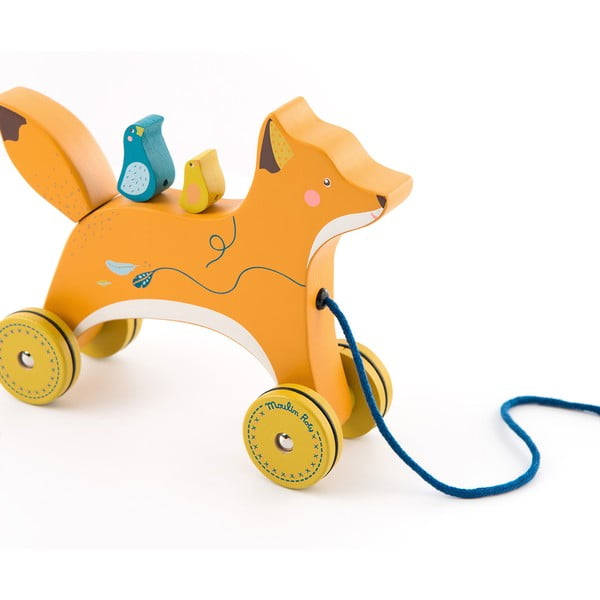 Jucărie de tracțiune Fox - Moulin Roty-image-2