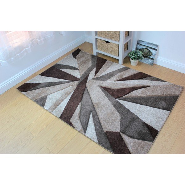 Covor Flair Rugs Shatter Beige Brown, 80 x 150 cm, bej - maro-image-1