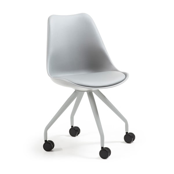 Scaun de birou Kave Home Lars, gri