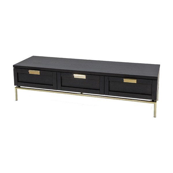 Comodă Woodman Pimlico Lowboard, negru-image-3