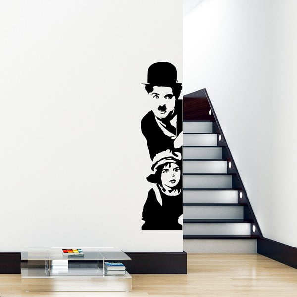 Autocolant Charlie Chaplin