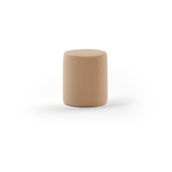 Puf de copii maro cu tapițerie din țesătură bouclé Forrest – Vipack