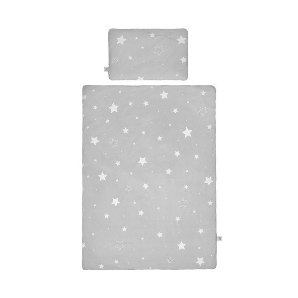 Set păturică matlasată din bumbac și pernă pentru copii BELLAMY Shining Star, 140 x 200 cm-image-1