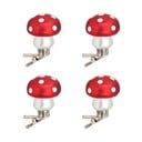 Ornamente de Crăciun 4 buc. din sticlă Mushroom – Sass & Belle