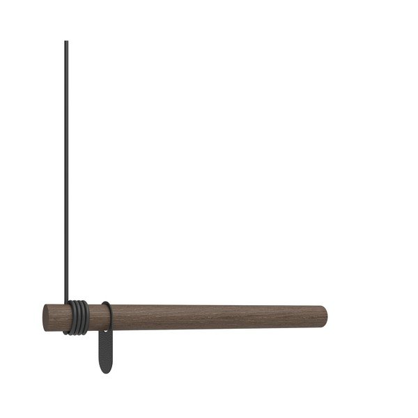 Cuier de perete maro din lemn de stejar 50 cm Swing – LIND DNA
