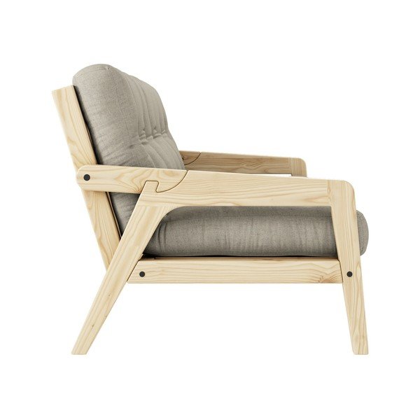 Canapea extensibilă bej 204 cm Grab - Karup Design-image-4