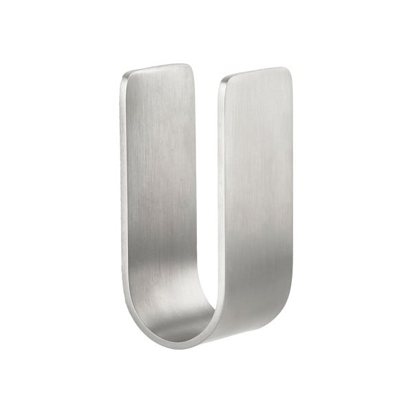 Cârlig argintiu mat de montat pe perete din metal Ume – Zone