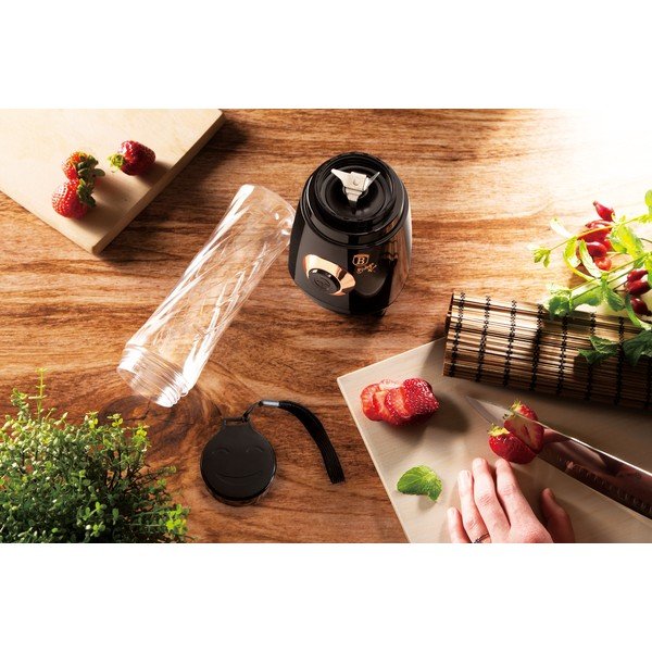 Blender negru pentru smoothie Black Rose Collection - BerlingerHaus-image-1