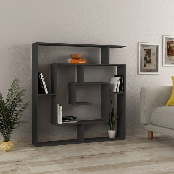 Bibliotecă Maze Anthracite, gri antracit-image-1