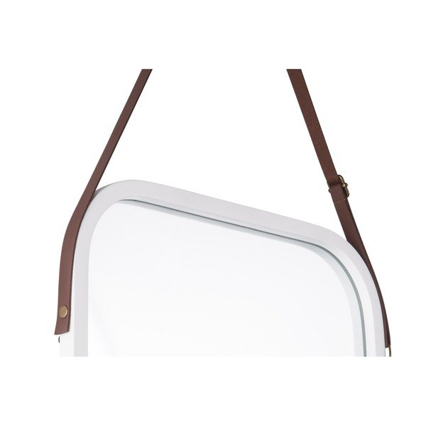Oglindă de perete cu ramă albă PT LIVING Idylic, lungime 40,5 cm-image-1