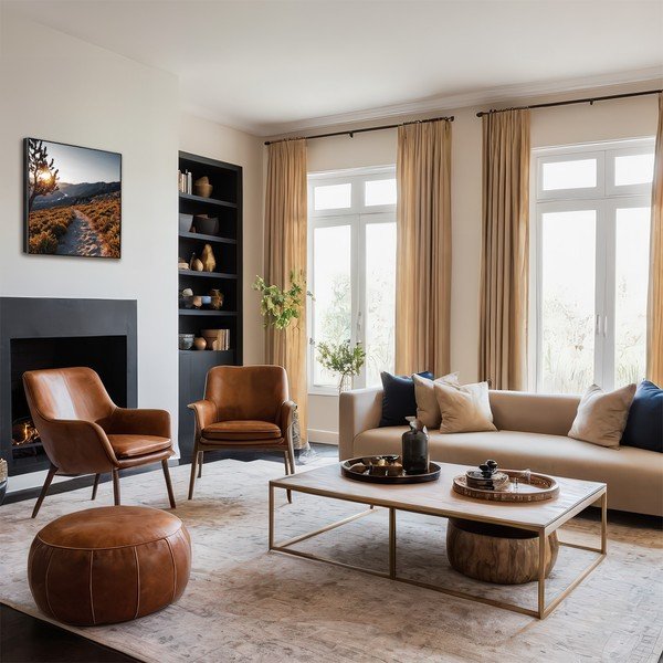 Tablou 50x50 cm Mountain Path – knor-image-1