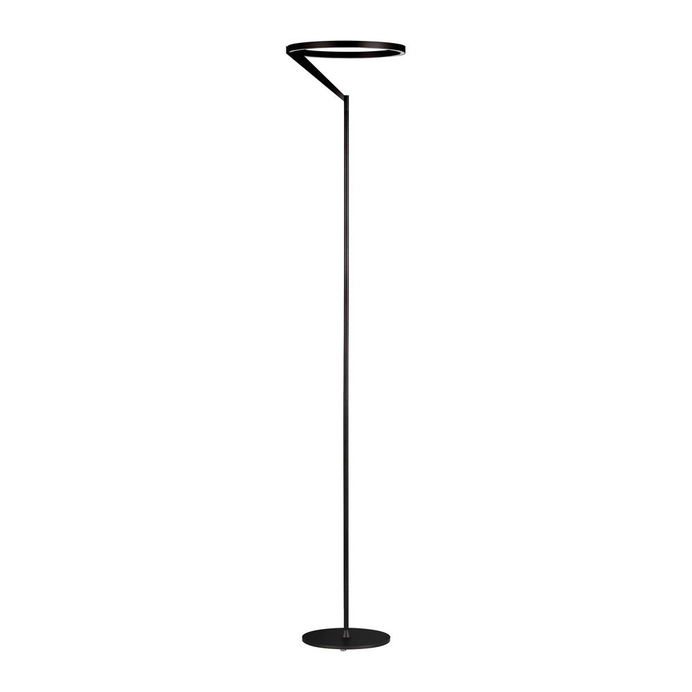 Lampadar negru mat LED cu intensitate reglabilă din aluminiu (înălțime 168 cm) Tilia – Nova Luce