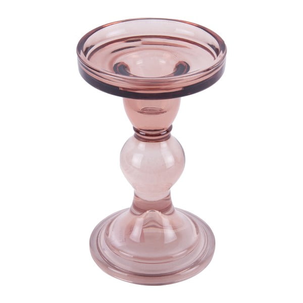 Sfeșnic din sticlă PT LIVING Art, roz-image-2
