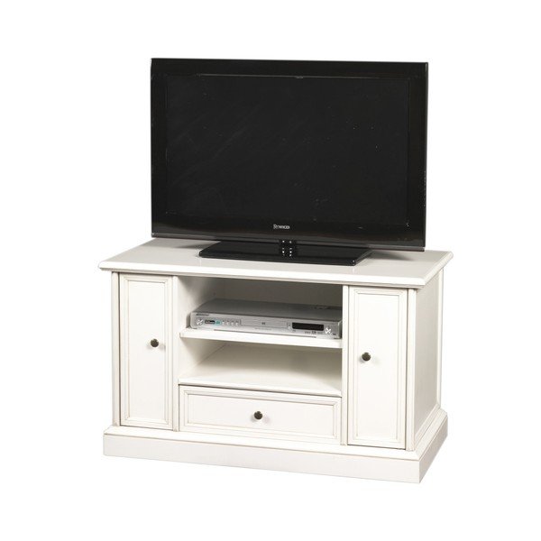 Comodă TV Rowico Torino, lungime 90 cm, alb-image-1