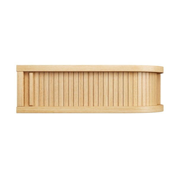 Noptieră în culoare naturală cu aspect de lemn de stejar Farsta – Woodman-image-3