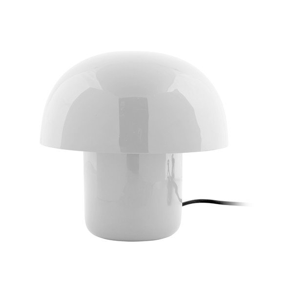 Veioză albă cu abajur din metal (înălțime 20 cm) Fat Mushroom – Leitmotiv