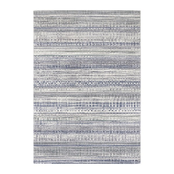 Covor Elle Decoration Arty Cachan, 120 x 170 cm, gri - albastru