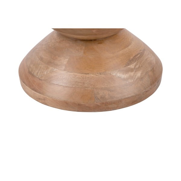 Măsuță auxiliară rotundă din lemn masiv de mango ø 35 cm  Totem  – Leitmotiv-image-3