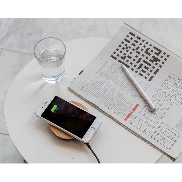 Încărcător wireless din bambus XD Exclusive-image-1