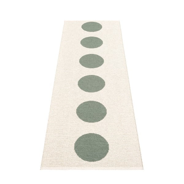 Covor tip traversă pentru interior și exterior verde 70x225 cm Vera Army – Pappelina-image-2