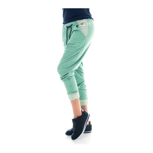 Pantaloni de trening din bumbac Lull Loungewear Yonkers, măr. S, verde