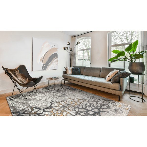 Covor gri/taupe 200x280 cm Folgen – FD-image-2