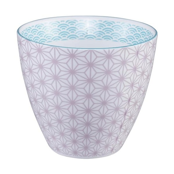 Ceașcă pentru ceai Tokyo Design Studio Star/Wave, 350 ml, alb-mov