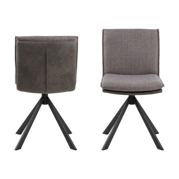 Scaun de dining gri Flynn – Actona-image-3