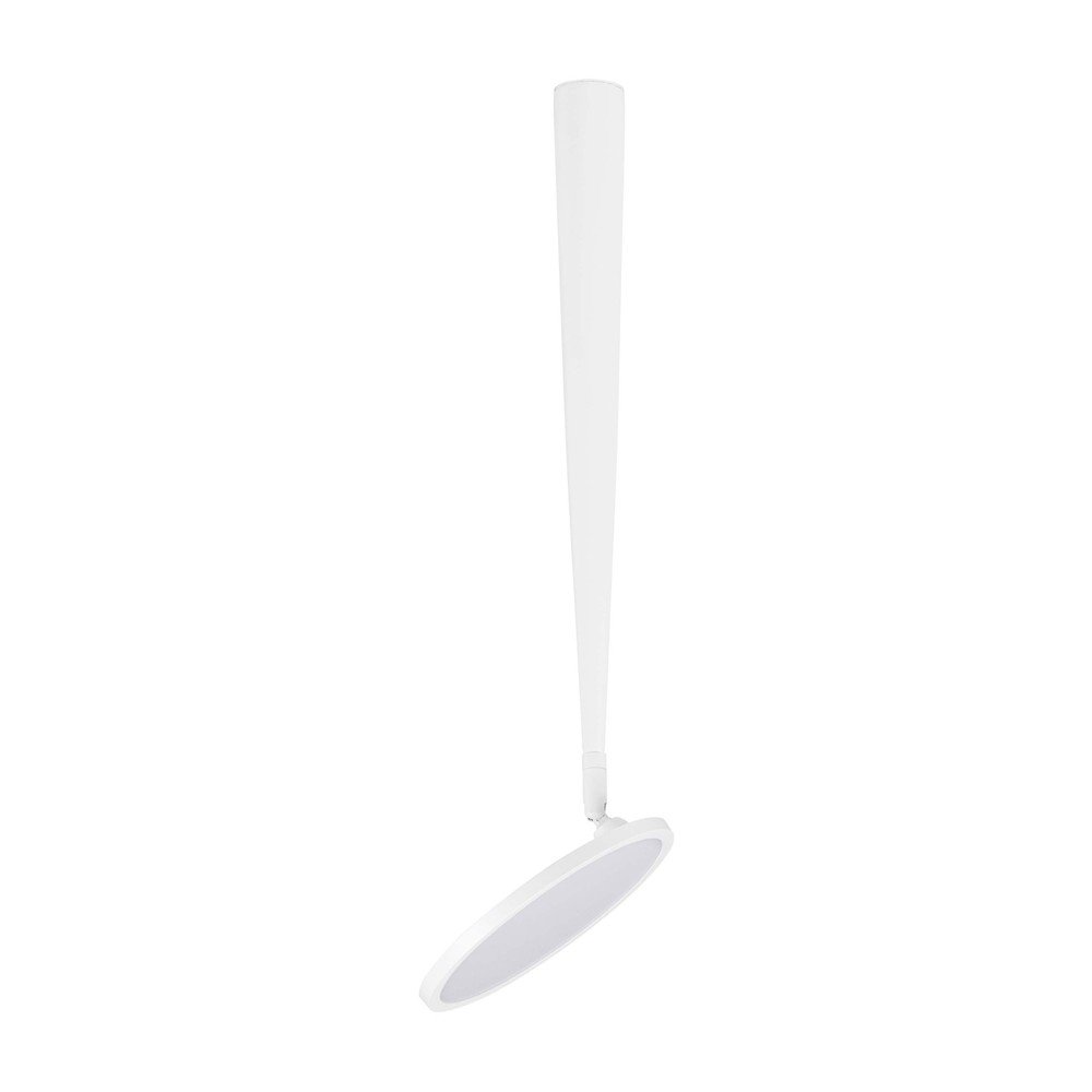 Plafoniera alb mat LED cu structura flexibila din aluminiu Ekei – Nova Luce