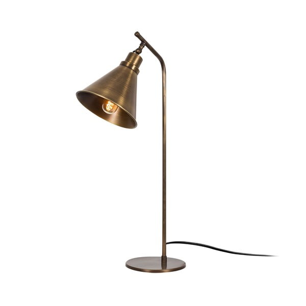 Veioză în culoarea bronz cu abajur din metal (înălțime 50 cm) Sivani – Opviq lights
