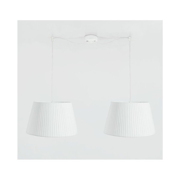 Lustră dublă fără abajur Sotto Luce Bi Kage, alb-image-3