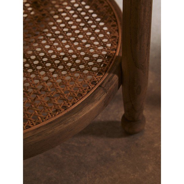 Măsuță auxiliară rotundă cu blat din sticlă ø 57 cm Cebu – Premier Housewares-image-3