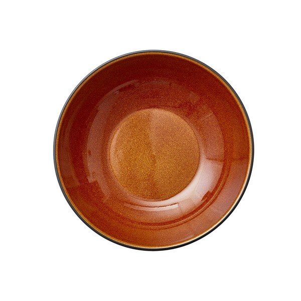 Bol mic negru/chihlimbar pentru servire din gresie 1 l Gastro Black/Amber – Bitz-image-3
