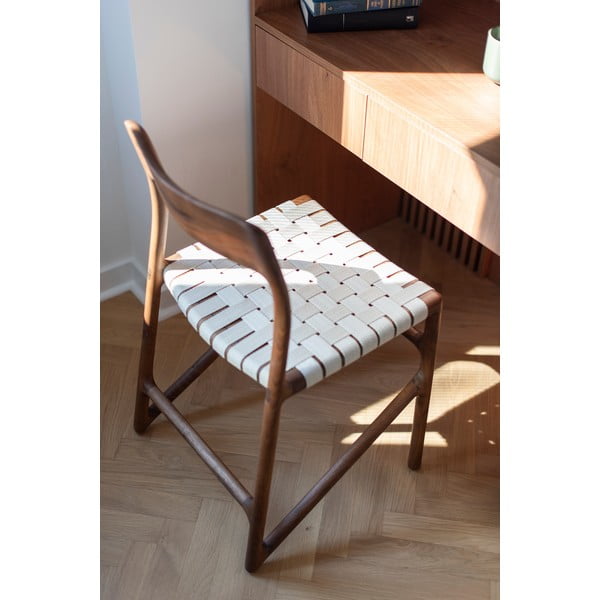 Scaun de dining maro/crem Fawn – Gazzda-image-2