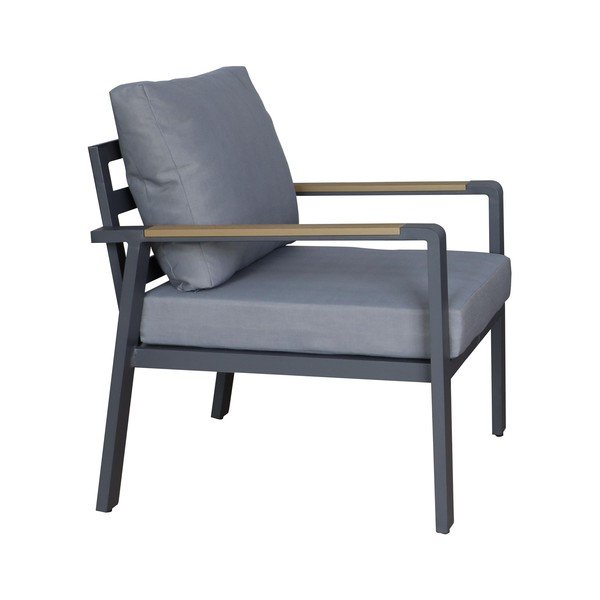 Set mobilier de grădină gri închis din aluminiu pentru 5 persoane Sibiu – Rojaplast-image-4