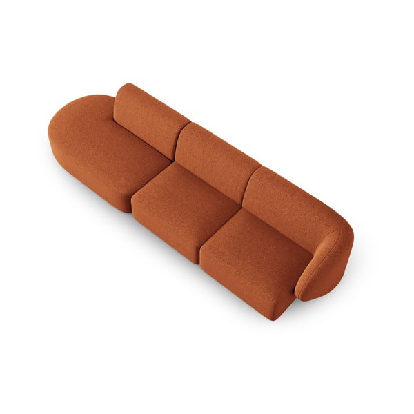 Canapea portocalie 302 cm Shane – Micadoni Home-image-4