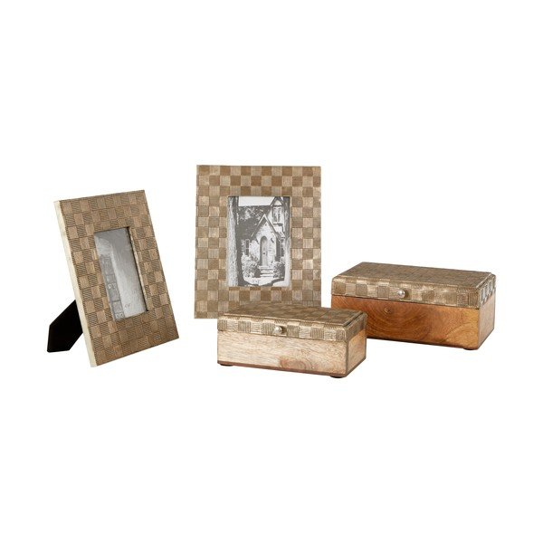 Ramă foto aurie din lemn 23x28 cm Bowerbird – Premier Housewares-image-3