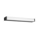 Aplică de perete negru-mat LED (lungime 42 cm) Fabio – Trio