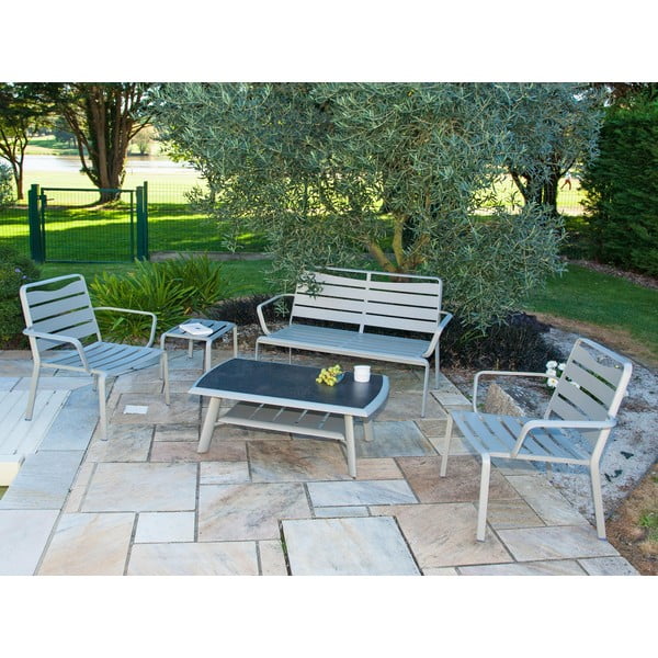 Măsuță de cafea pentru grădină din aluminiu 60x96 cm Spring – Ezeis-image-3