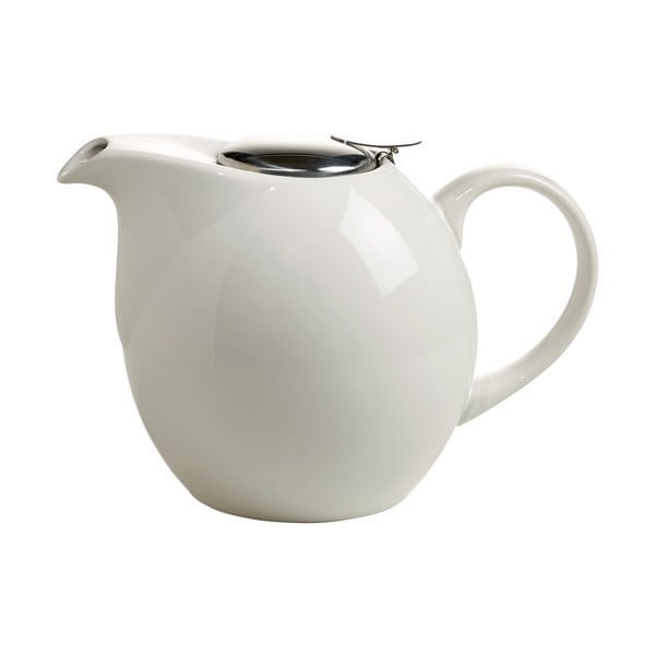 Ceainic cu sită pentru ceai Maxwell & Williams Infusions T, 1 l, alb