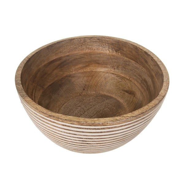 Bol în culoare naturală din lemn ø 24 cm Mango – Orion-image-2