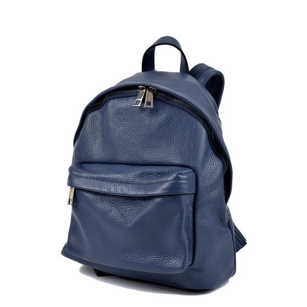 Rucsac din piele Roberta M Amalfi, albastru-image-1