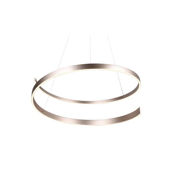 Lustră gri LED cu control vocal/cu control prin aplicații mobile cu abajur din metal ø 75 cm Cinardi – CINQUE-image-4