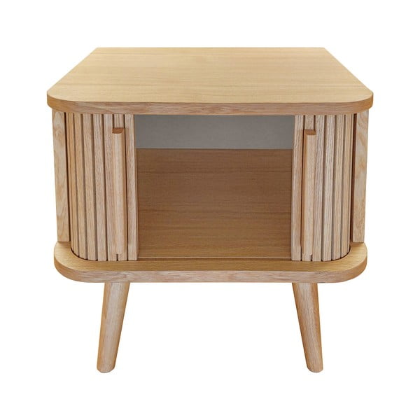 Noptieră cu aspect de lemn de stejar Rove – Woodman-image-3