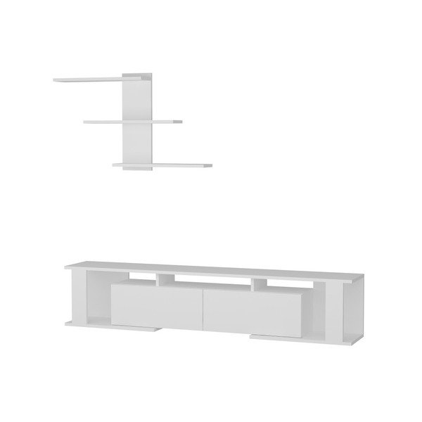 Mobilier TV Woody Fashion Game, alb-image-1