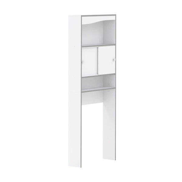 Dulap deasupra mașinii de spălat/WC alb 64x177 cm Surf – TemaHome-image-2